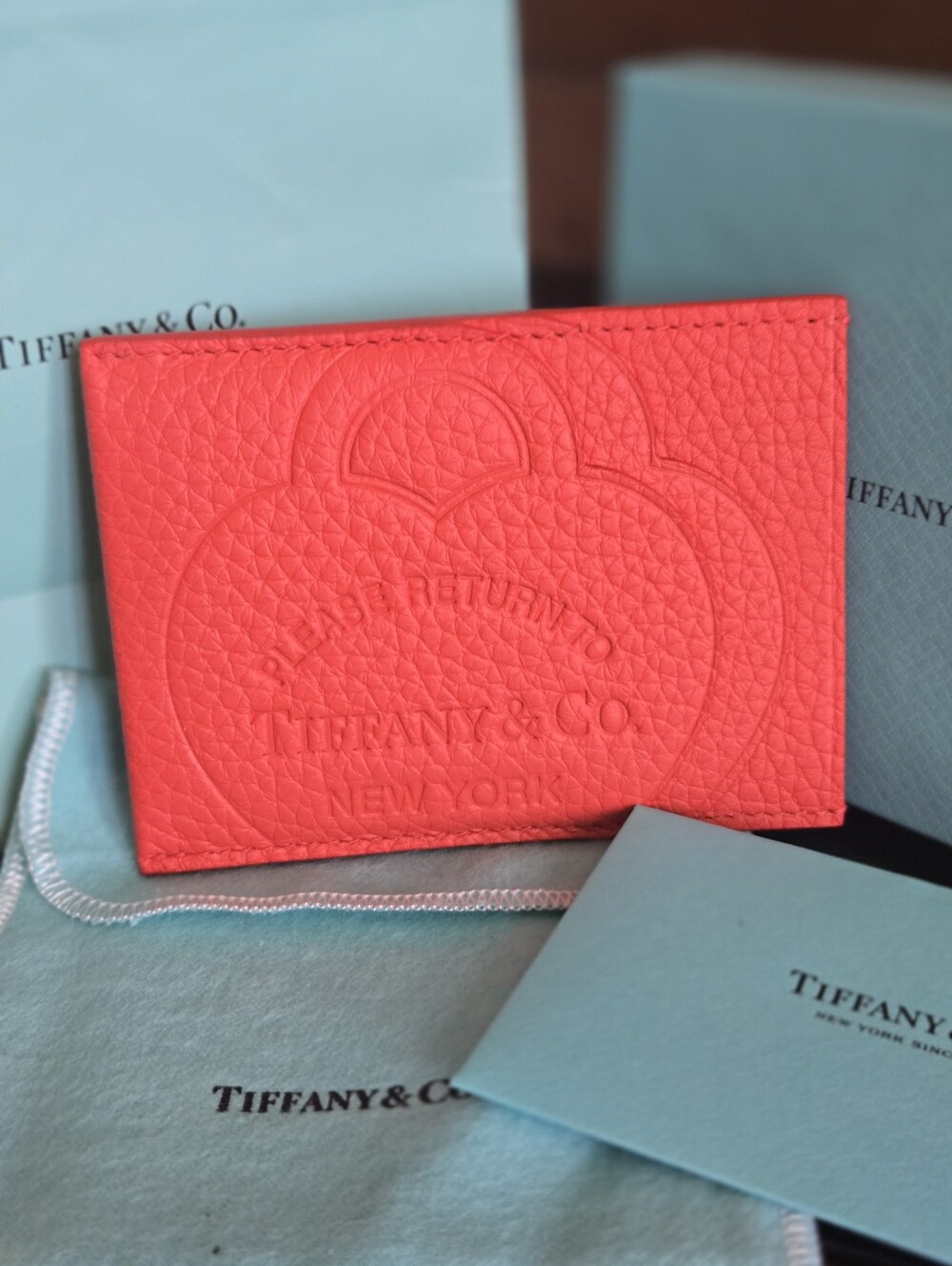 Tiffany & Co. Leather Card Holder